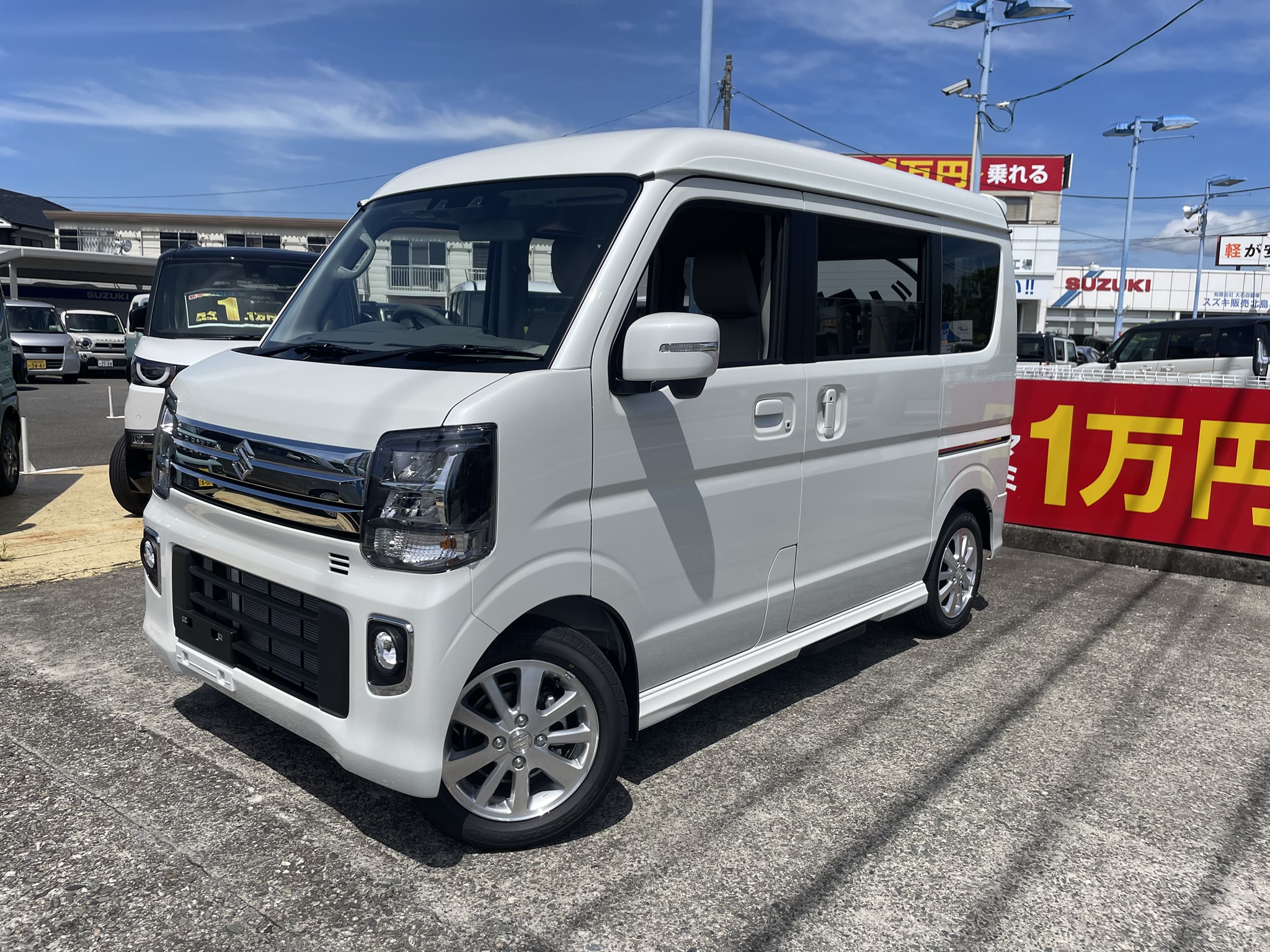 新車がすぐ乗れる！！【エブリイワゴン”PZﾀｰﾎﾞｽﾍﾟｼｬﾙ ”ハイルーフ